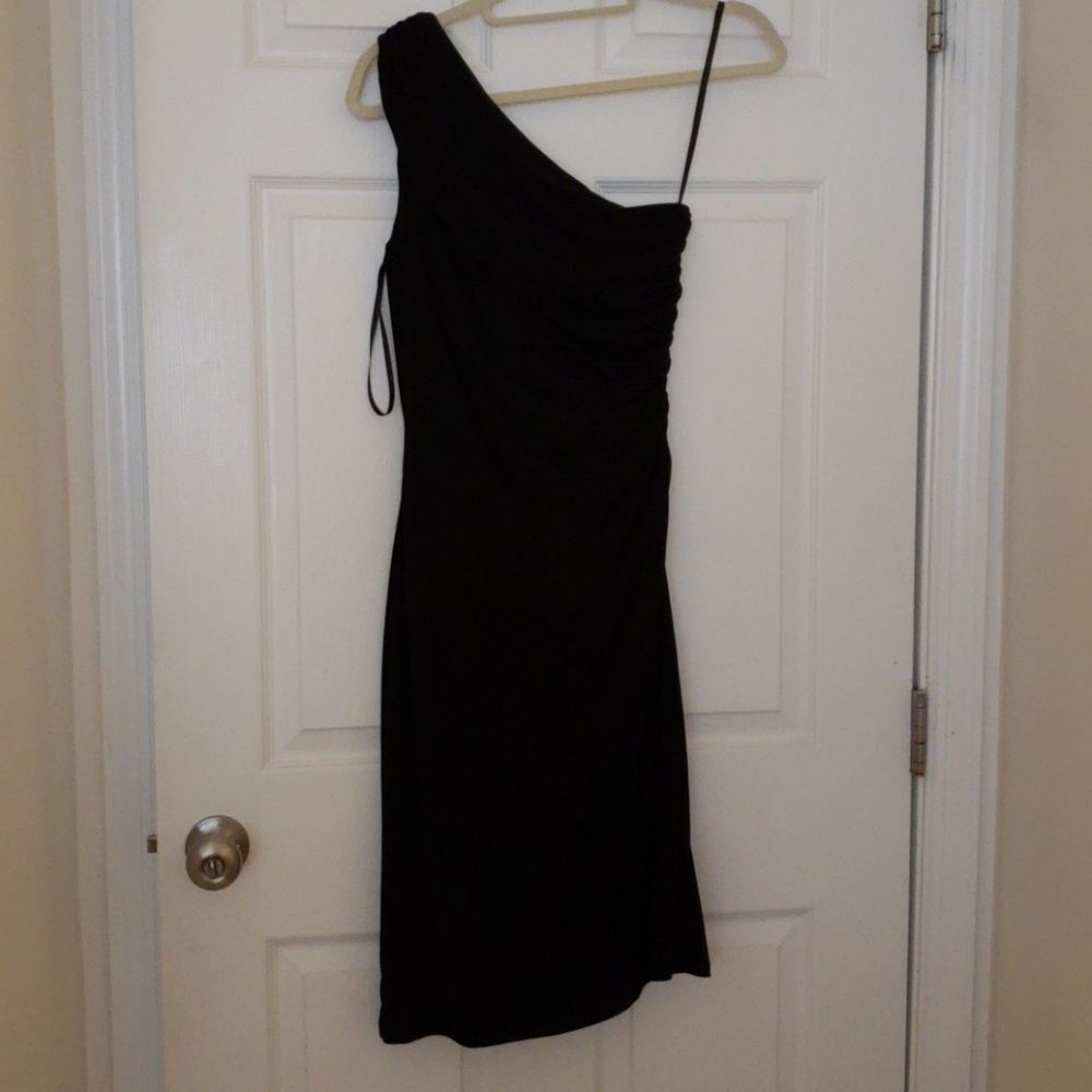 Lauren Ralph Lauren one shoulder LBD size 8